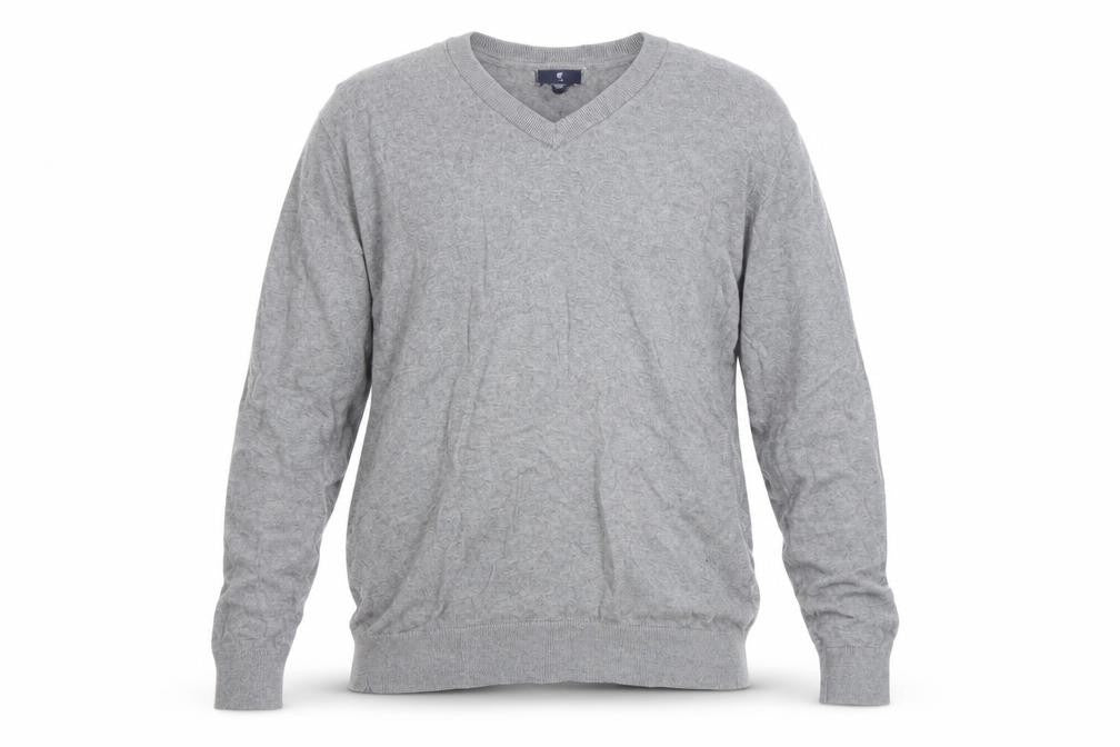 Gap Men's Grey V-Neck Pullover Jumper, Size L