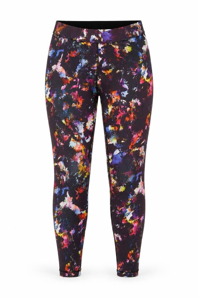Front view of USA Pro girls’' multicoloured leggings 11-12 years