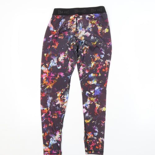 USA Pro Girls' Multicoloured Leggings 11-12 Years