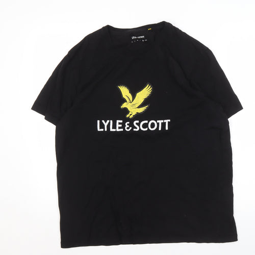 Lyle & Scott Men's Black Logo T-Shirt XL
