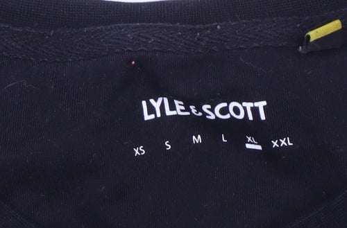 Lyle & Scott Men's Black Logo T-Shirt XL