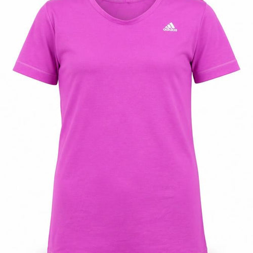 Adidas Girls Purple T-Shirt 13-14Y Breathable Activewear New