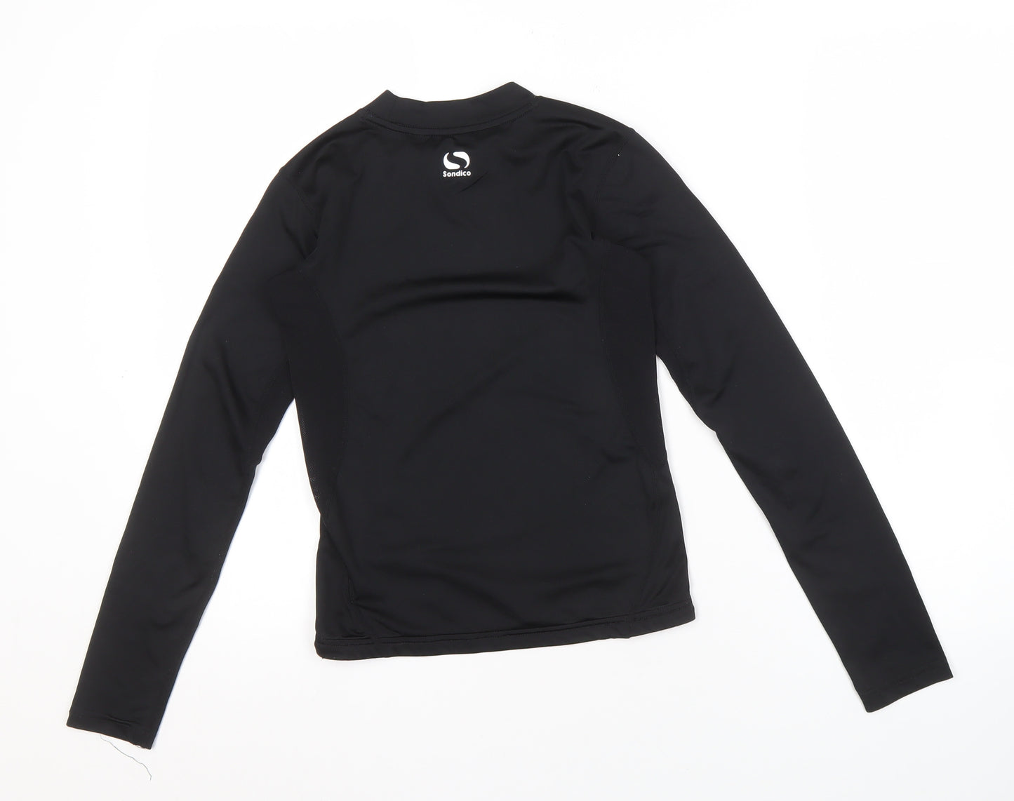 Sondico Boys Black Long Sleeve Athletic T-Shirt, 11-12 Years