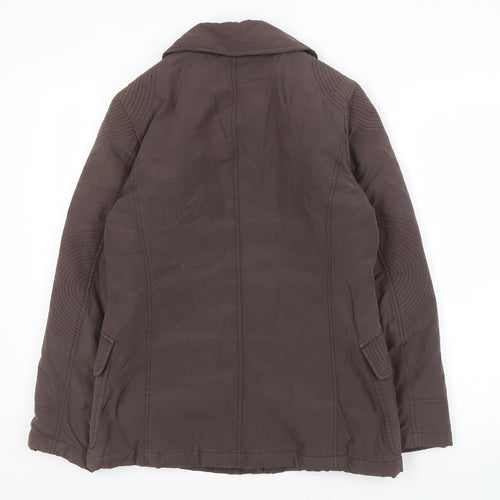 Wallis Women's Brown Cotton Nylon Jacket Size 10