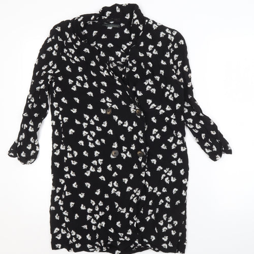 Urban Outfitters Women's Black Floral Dress Medium