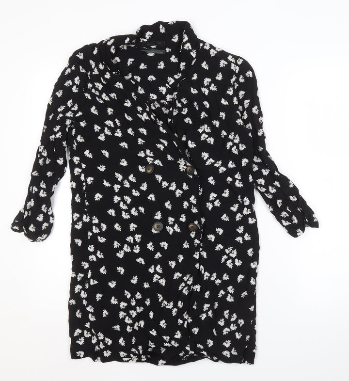 Urban Outfitters Women's Black Floral Dress Medium