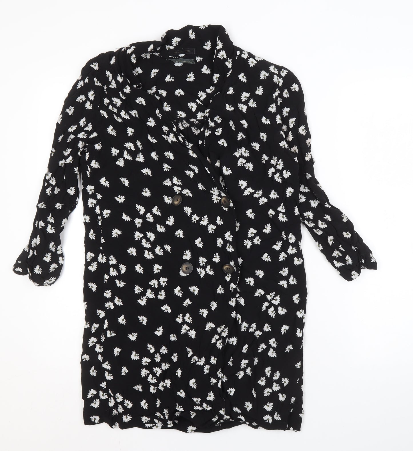 Urban Outfitters Women's Black Floral Dress Medium
