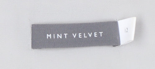 Mint Velvet Women's Grey Hi-Low Lace Shift Dress