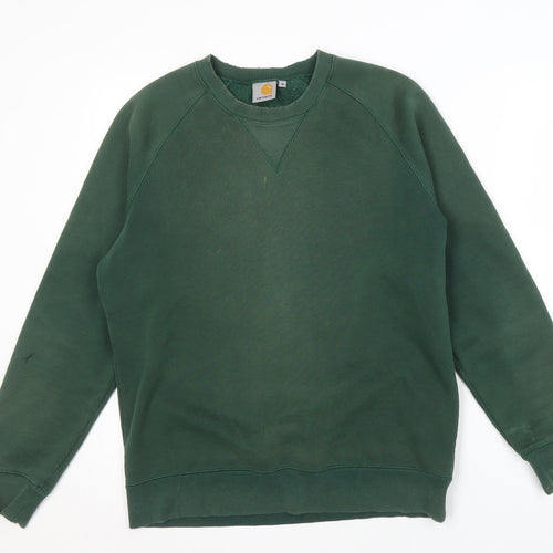 Carhartt Men's Green Pullover Sweatshirt M