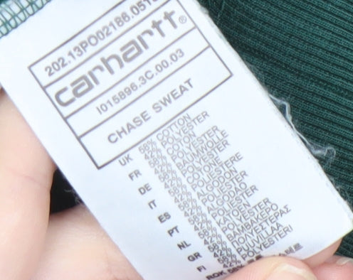 Carhartt Men's Green Pullover Sweatshirt M
