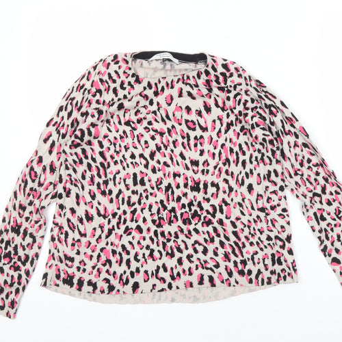 John Lewis Women's Multicolour Animal Print Jumper M