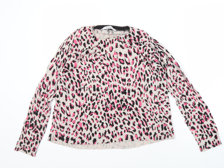 John Lewis Women's Multicolour Animal Print Jumper M
