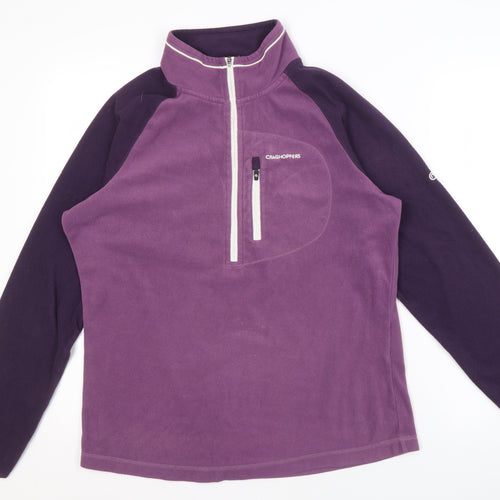 Craghoppers Women's Purple Fleece Pullover Size 14