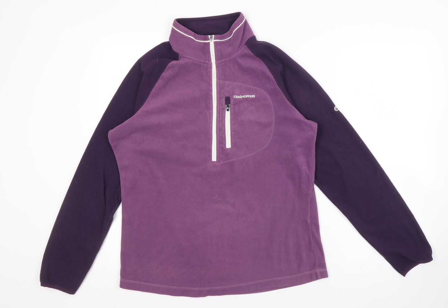 Craghoppers Women's Purple Fleece Pullover Size 14