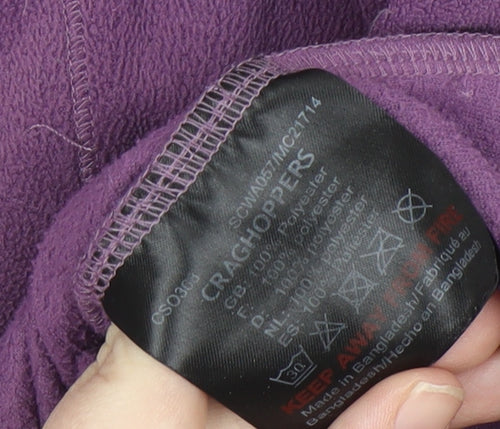 Craghoppers Women's Purple Fleece Pullover Size 14