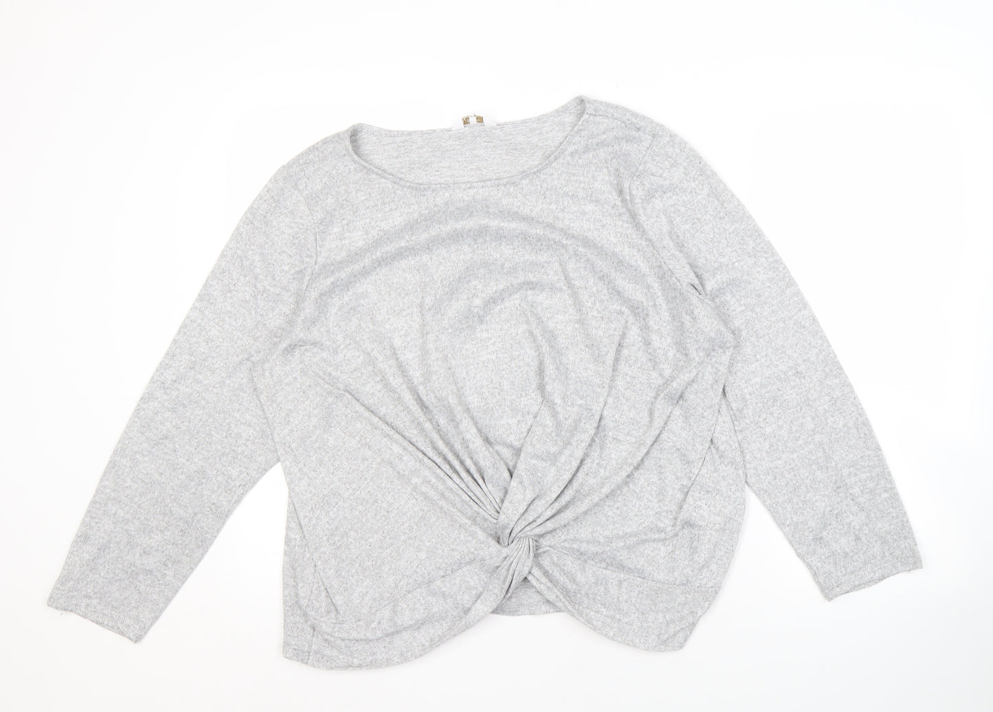 Cotton Traders Women's Grey Pullover Jumper Size 18