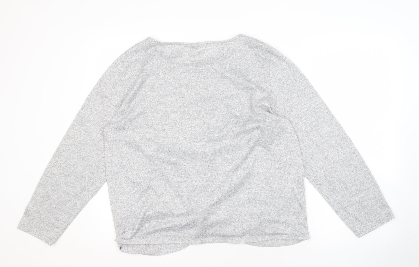 Cotton Traders Women's Grey Pullover Jumper Size 18