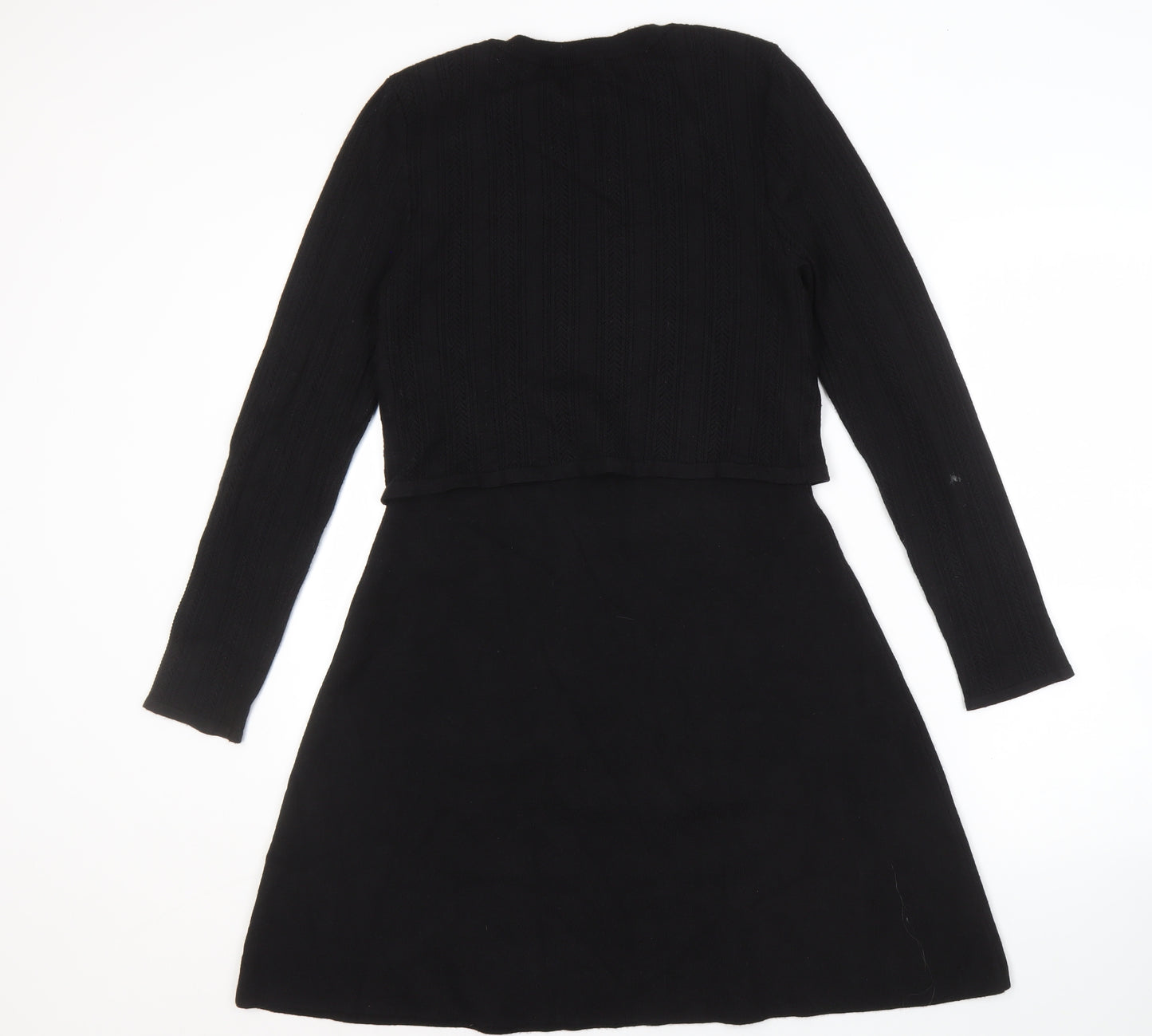 &GOLF Women's Black XS Knit Dress Long Sleeve