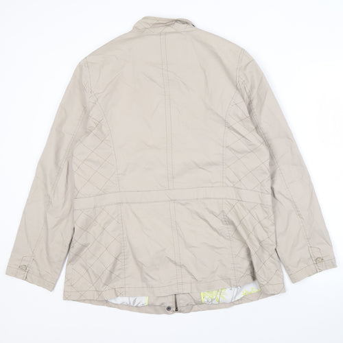 RJR John Rocha Women Beige Size 16 Basic Jacket