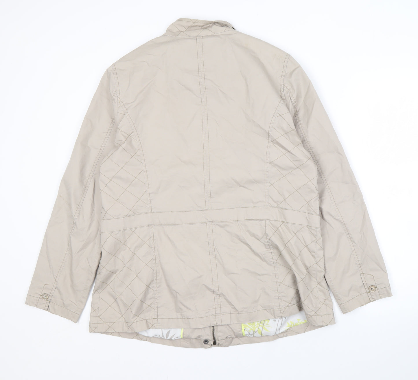 RJR John Rocha Women Beige Size 16 Basic Jacket
