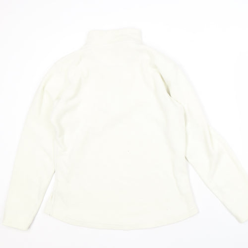 Peter Storm Women's White Fleece Sweatshirt Size 16