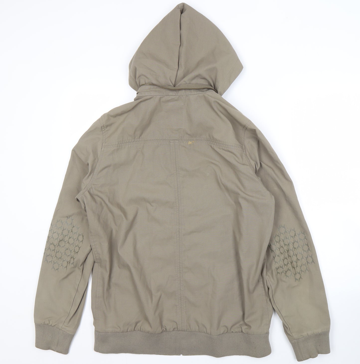 ONETrueSaxon Men's Beige Hooded Jacket Size S