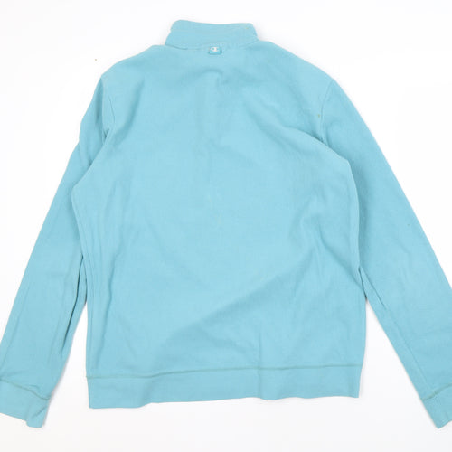 Champion Unisex Blue XL Sweatshirt Zip Fleece Easy Care