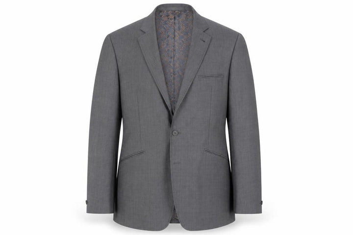 Ted Baker Men's Grey Wool Suit - Size 46R, Formal Jacket