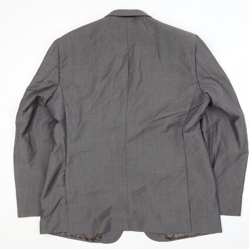 Ted Baker Men's Grey Wool Suit - Size 46R, Formal Jacket