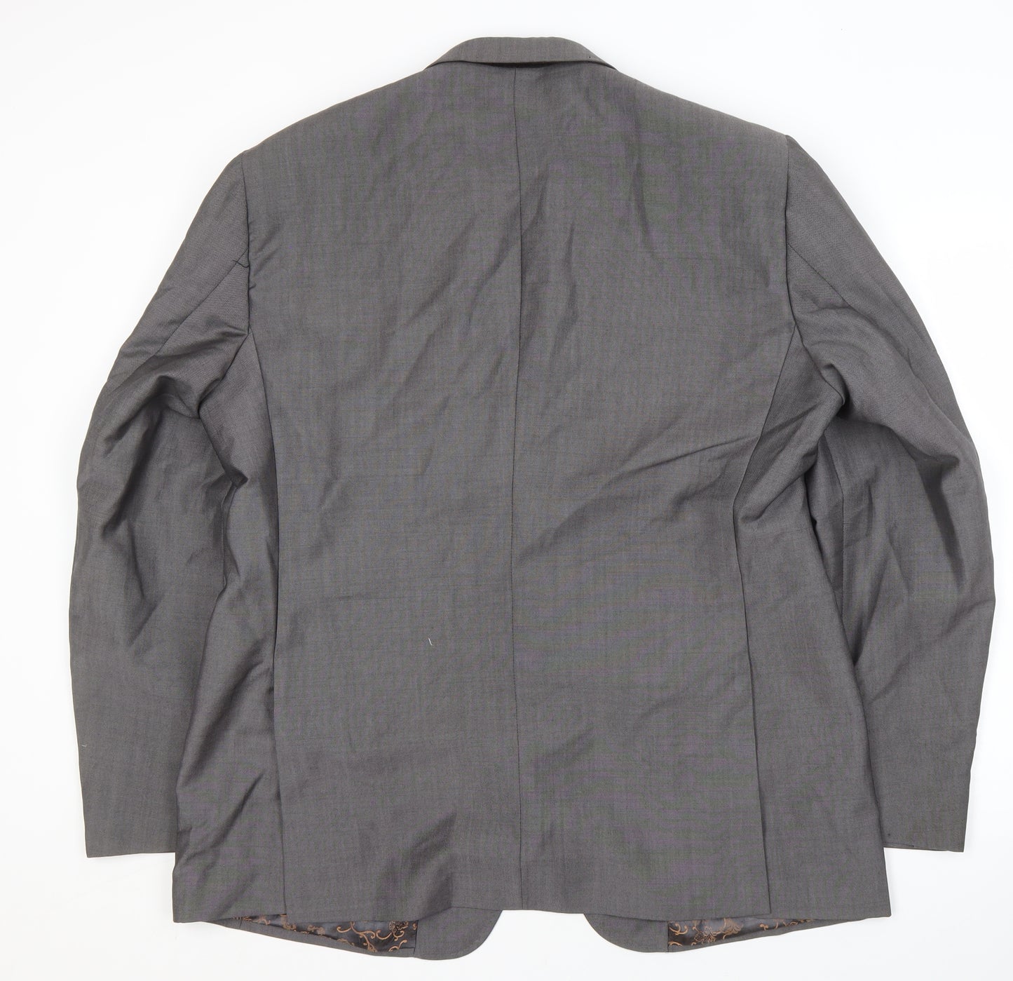 Ted Baker Men's Grey Wool Suit - Size 46R, Formal Jacket