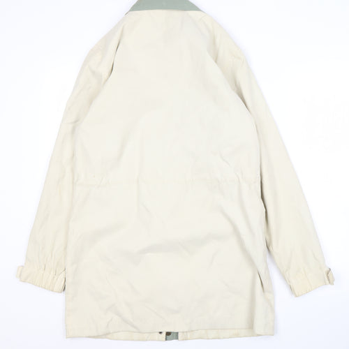 Hawkshead Women's Beige Mid-Length Coat Size 10