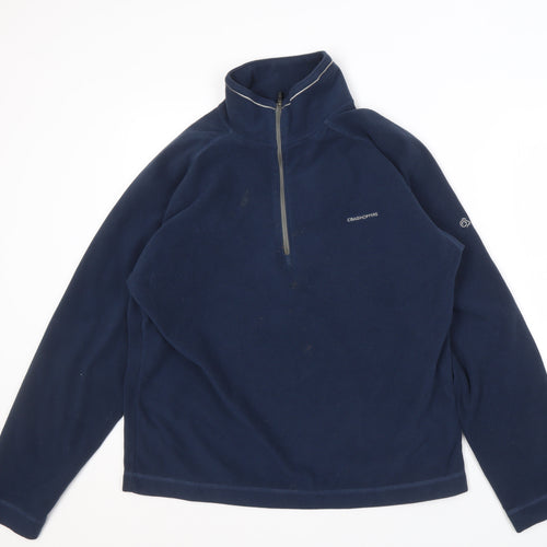 Craghoppers Men’s Blue Fleece 1/2 Zip Sweatshirt M