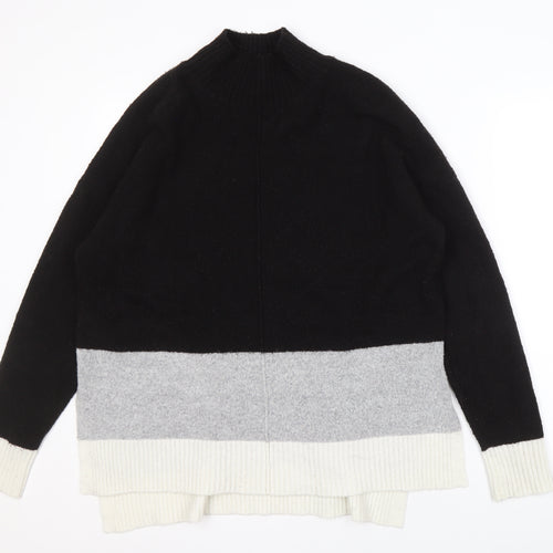 Oasis Women's Black High Neck Pullover Jumper, M
