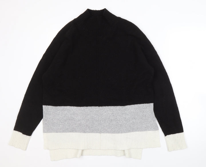 Oasis Women's Black High Neck Pullover Jumper, M