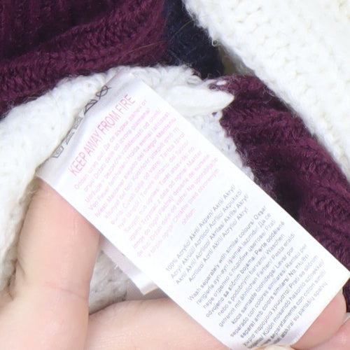 Harry Potter Girls White Cardigan, 12-13 Years, Embroidered V-Neck