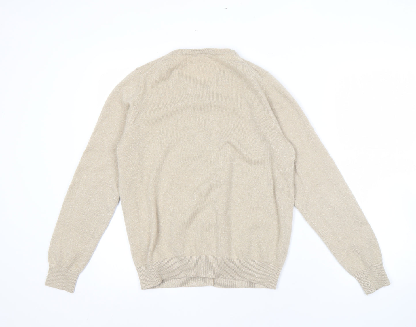 Boden Women Beige Cashmere Cardigan Size 16