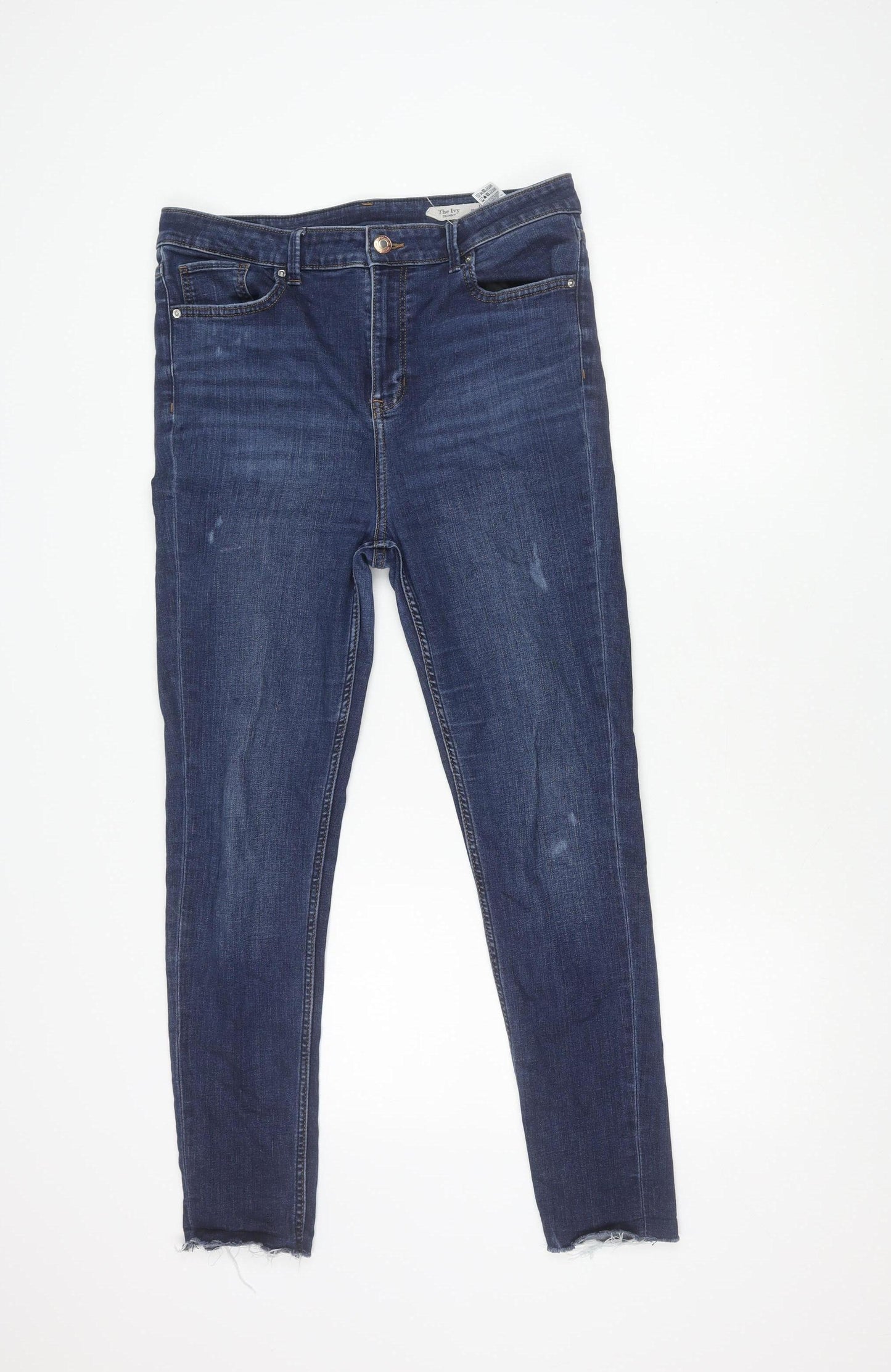 Marks and Spencer Blue Skinny Jeans, Size 14, Women's Stretch Denim