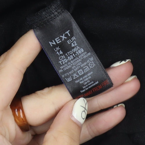 Next Women Black Sleeveless Dress Size 14