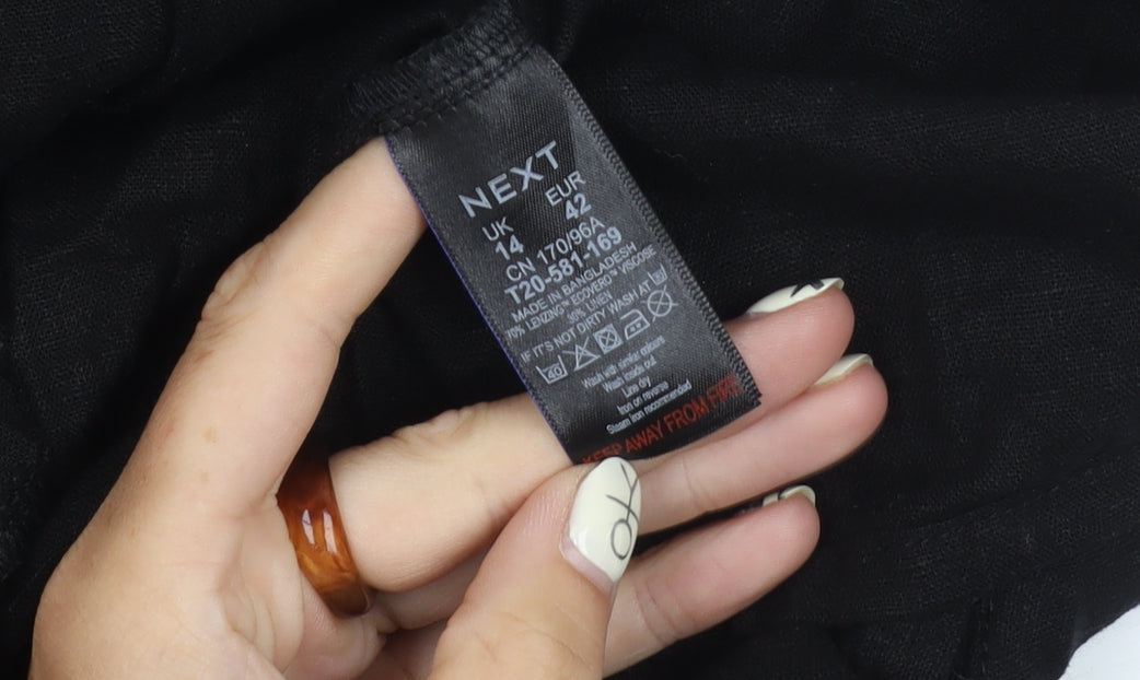 Next Women Black Sleeveless Dress Size 14