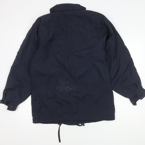 BHS Women's Navy Nylon Jacket Size 10
