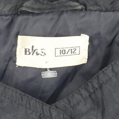 BHS Women's Navy Nylon Jacket Size 10