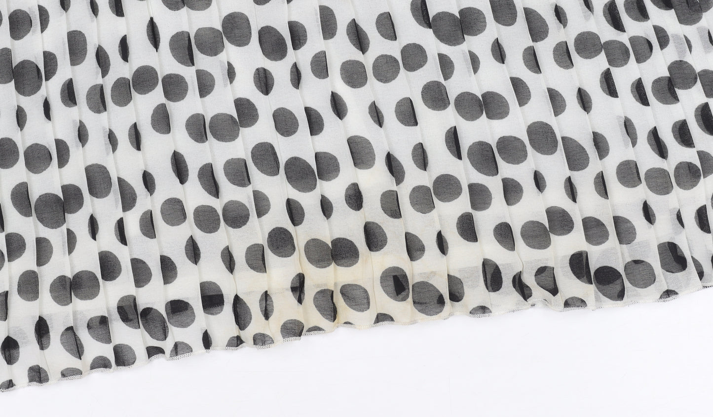 River Island Women's White Polka Dot Tunic Blouse Size 14