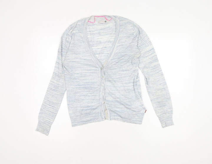 Knitwear by Jackpot Women's Blue M V-Neck Cardigan