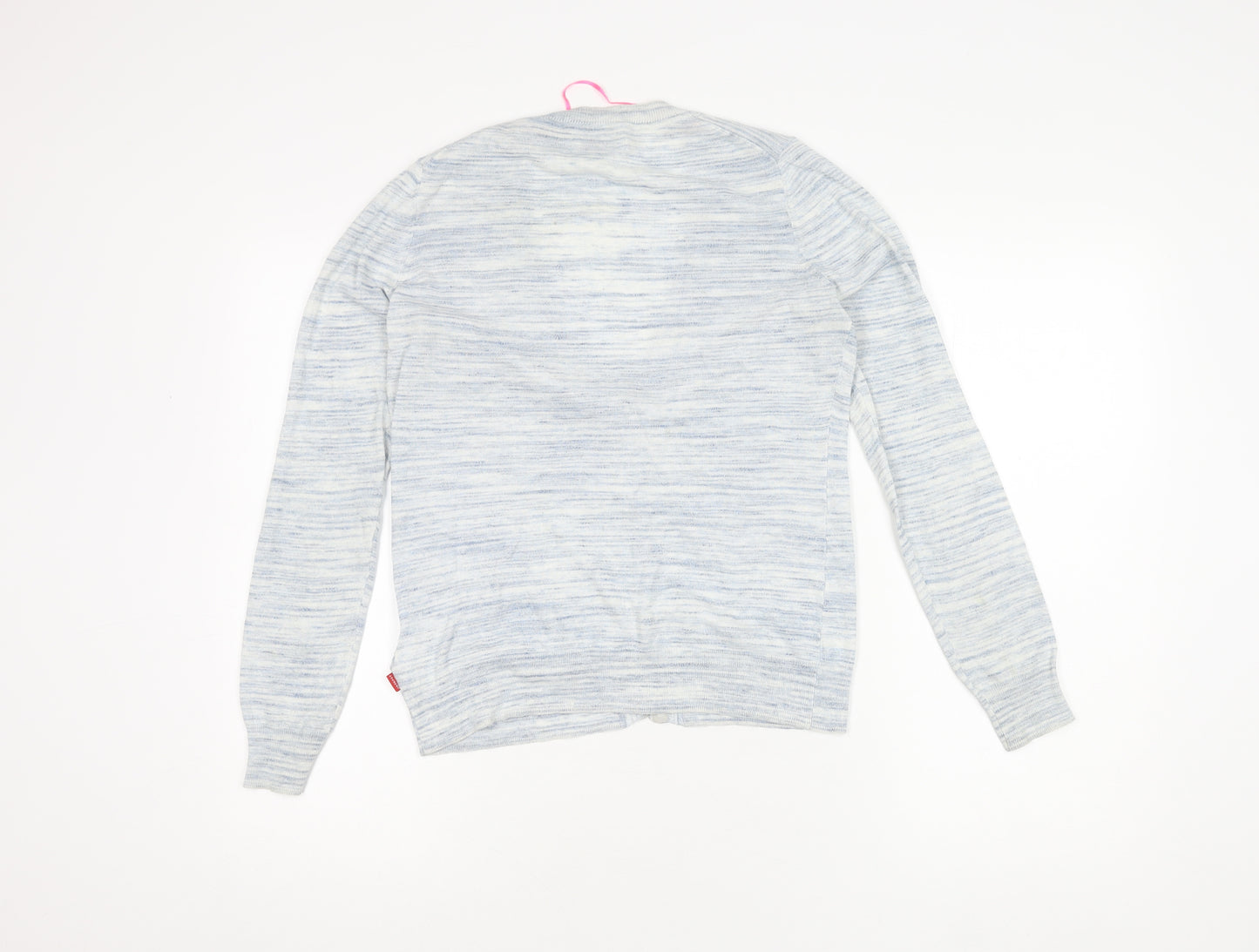 Knitwear by Jackpot Women's Blue M V-Neck Cardigan