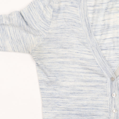 Knitwear by Jackpot Women's Blue M V-Neck Cardigan
