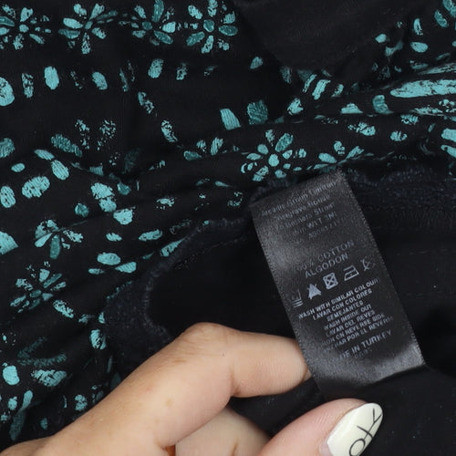 Miss Selfridge Women’s Black Floral Fit & Flare Dress Size 8