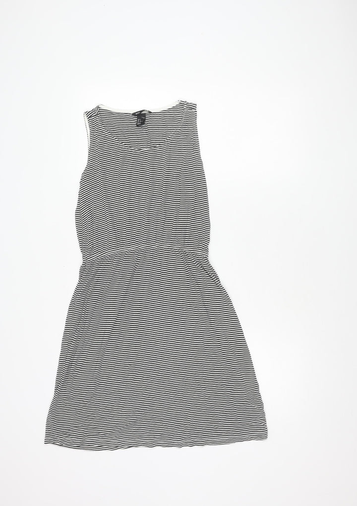 H&M Women's Black Asymmetric Shift Dress S