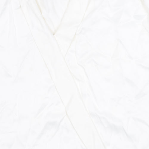 Zara Women's White Wrap Blouse M