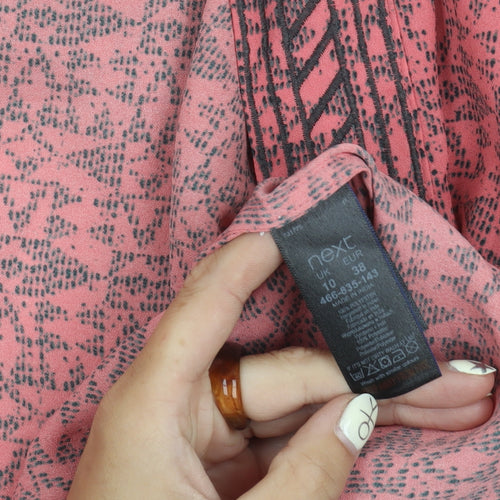 Next Women's Pink Kimono Blouse Size 10