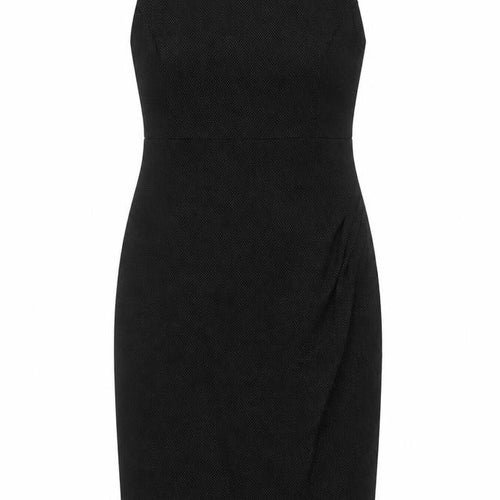 Minuet Petite Black Sleeveless Scoop Neck Dress, Size 14